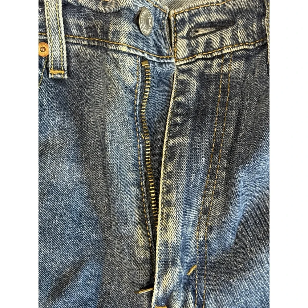 Levis‎ 505 Size Actual 34X32 Mens Blue Jeans Stretch Medium Wash